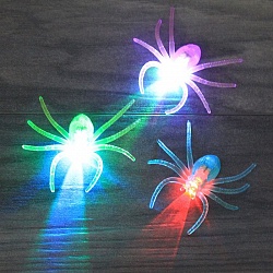 декор "паук" светящийся цвет ассорти
