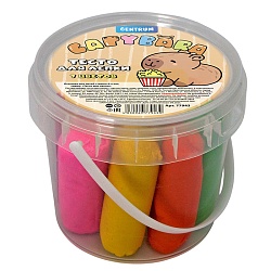 набор теста для лепки капибара в наборе : 2 формочки, тесто для лепки 7 цветов