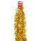 новогоднее украшение "мишура" 2м, диаметр 7см  (жёлтая)