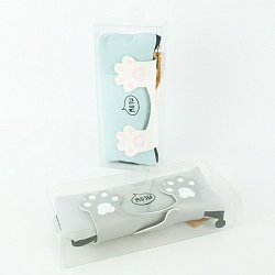 пенал мягкий тубус "мяу"  ассорти