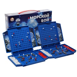 игра настольная "морской бой" (мини)