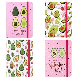 Блокнот 14*21см 80л "AVOCADO" ассорти /4вида/