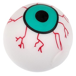 игрушка мялка с мукой, глаз 6см, цвета в асс.