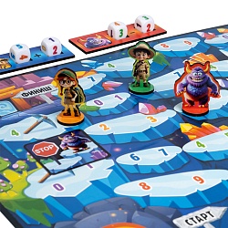 игра настольная ходилка "убеги от монстра" математическая