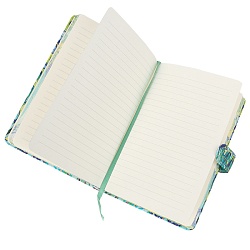 Блокнот 12,7*19 см 112л на магнитной застёжке "Ирисы"