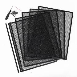 лоток металлический 5 секций цвет чёрный