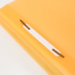 папка-скоросшиватель а4 оранжевая 120/180мкм