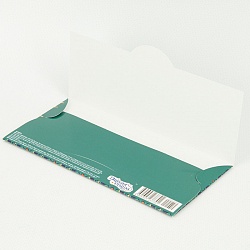 открытка -конверт  dream cards "поздравляю. синий узор"