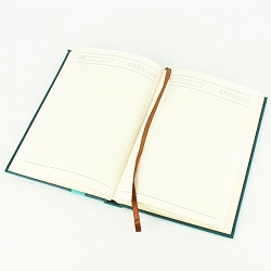 ежедневник 14*20,5см недатиров. 192л  обложка к/з двухцветный