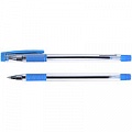 Ручка шар. синяя "Darvish" на масляной основе прозрачный корпус (подх Стержень Dv-12244-138мм)