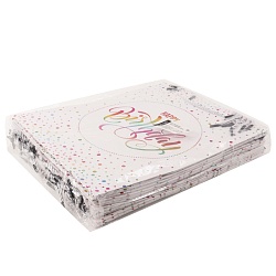 пакет подарочный 26*32*10см  "happy birthday"