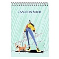 Альбом для рисования 24л. на гребне Sketchbook,Fashion book №1