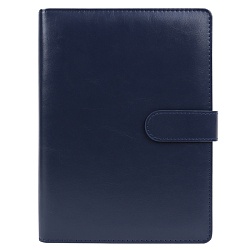 ежедневник а5 недатиров. 100л обложка кож.зам. на кольцах с магнитной застёжкой