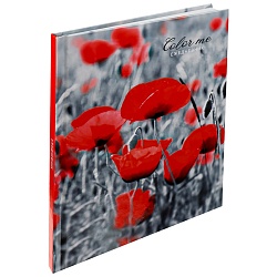 ежедневник недатированный  а5  80л "маки в цвете" 7бц