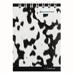 Блокнот 7*10см  60л  "Мех" на гребне плотность 55гр/м2