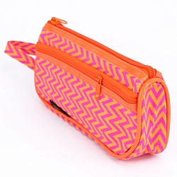 пенал мягкий тубус "darvish" ассорти с дополнительным карманом