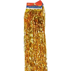 дождик на ёлку волшебство 1,5 м* 10 см, золотой