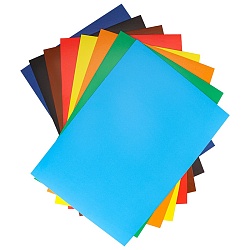 картон цветной  а4  8л. 8цв. "тигрёнок в джунглях" в папке