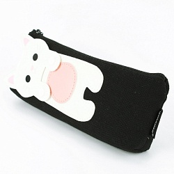 пенал мягкий тубус "котик"  ассорти