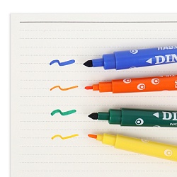 фломастеры 10цв  двусторонние на водной основе