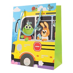 пакет подарочный 18*23*10см  "весёлое путешествие"