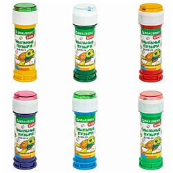 мыльные пузыри  60мл с игрушкой на крышке