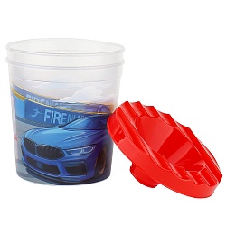 стакан-непроливайка синий автомобиль-8