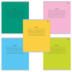 тетрадь  12л дополнительная косая линия "школьная классика"