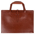 Сумка деловая 2 отделения коричневая