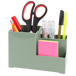 органайзер настольный пластиковый 3 отделения мятный