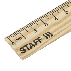 линейка 25см деревянная