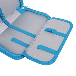 пенал 1отдел. 190*115мм  голубоглазый котенок с откидной планкой