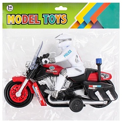 мотоцикл "police" + фигурка. игрушка