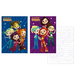 Блокнот А6  40л. "Сказочный патруль" уф-лак, клей