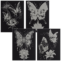 гравюра бабочки 