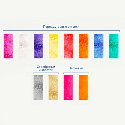 краски аквар. 12цв. (8перл.+зол+сер+2флуор"енот в космосе""мульти-пульти" медовые без кисти