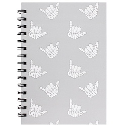 книжка записная  а5  80л  в клетку на спирали