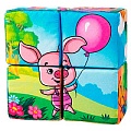 Кубики "Винни Пух" (мягкие) 8*8 (4шт)