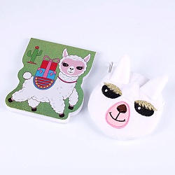 Набор канцелярский (блокнотА7,48листов, монетница) Лама "Darvish" на европодвесе