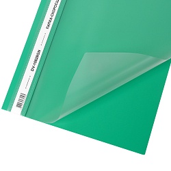 папка-скоросшиватель а4 зелёная 120/180мкм