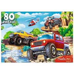 пазлы   80 элементов крутой вираж № 16