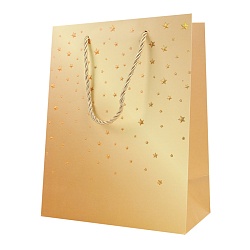 пакет подарочный 18*23*10см  "звездочки"
