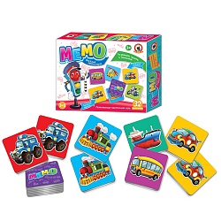 игра мемо «веселый транспорт»