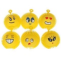Игрушка жмяка с мукой, рожицы, 6см, дисплей