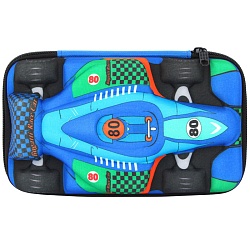 пенал "3d cars" 23,5*14*6см (синий)