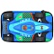пенал "3d cars" 23,5*14*6см (синий)