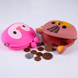 монетница "животные" силиконовая (6 видов) ассорти цвет