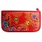 пенал 3отдел. 190*105мм яркие цветочки