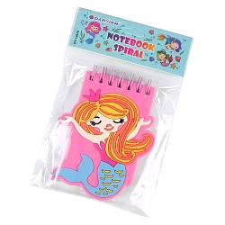 Блокнот фигурный  7*11см 80л "Русалка" на спирали