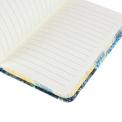 блокнот  9*14см 80л на резинке с цветным срезом (книжка записная)